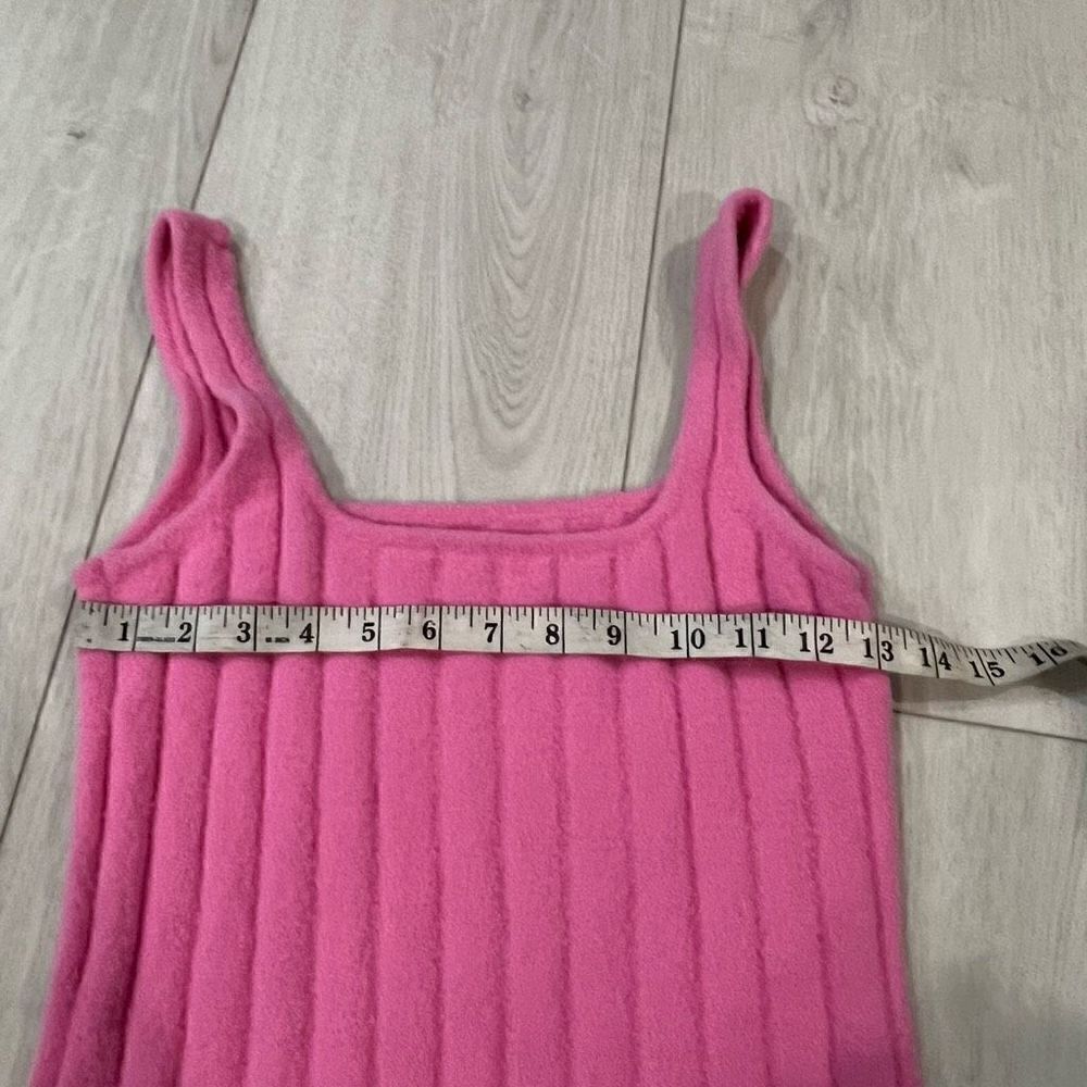 aritzia wilfred free fuzzy pink midi dress size M - Picture 4 of 7